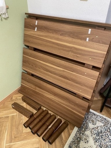 引き取り限定 すのこベッド ほぼ新品