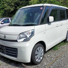 事故現状車　スズキ　スペーシア　平成26年　部品取り　一時抹消登録予定