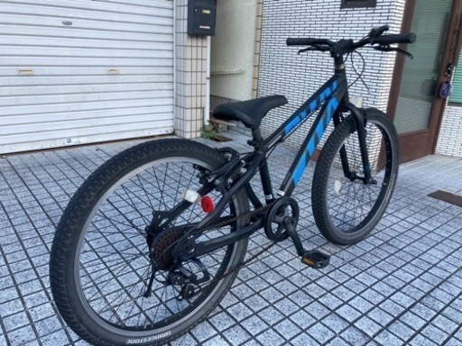 【ジュニアマウンテン】24インチ　ブリヂストン製　BWX 6段変速付　サドル新品❗️若林自転車　浜大津店　SALE中❗️