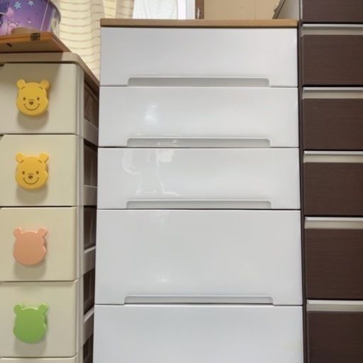 ハイチェスト 白