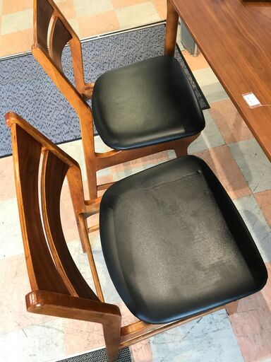 ダイニングテーブルセット 4人用(イス&ベンチ付き) ※中古Bランク品