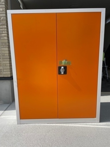 書庫 カギ２本付き 書棚 スチール オフィス家具