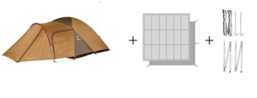 【未使用未開封】スノーピーク　スターターセット➕ スタンディングベア　エアマットレス