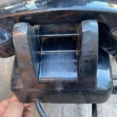 アンティーク　黒電話の画像