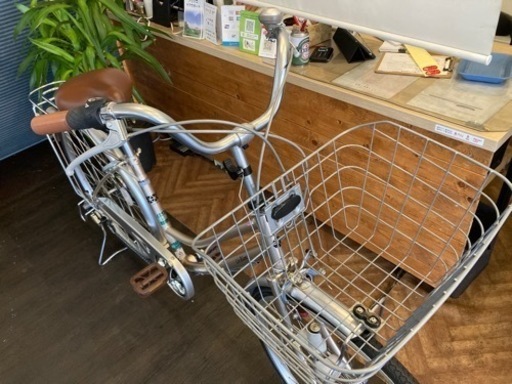 値下げ！【LEDダイナモ】6段変速　26インチ自転車　シャンパンゴールド　名古屋プレミアム商品券×金鯱マネー参加店舗
