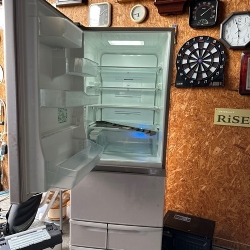 F0102  5ドア冷蔵庫　410L  東芝　2017年　札幌市内配達無料