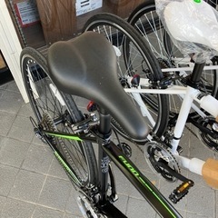 🚲再入荷🚲未使用🚲21テクノロジー FUNN 700C ロードバイク 黒×グリーン🚲1430の画像