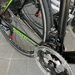 🚲再入荷🚲未使用🚲21テクノロジー FUNN 700C ロードバイク 黒×グリーン🚲1430の画像
