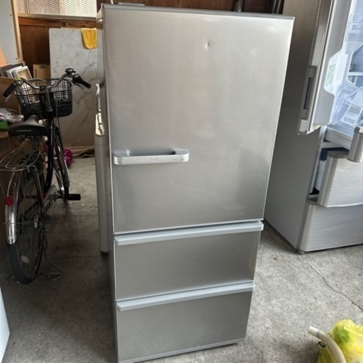 F0103  3ドア冷蔵庫　272L  アクア