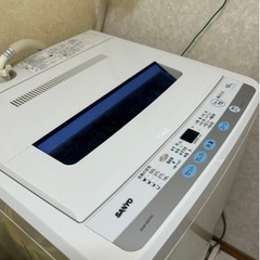 【引き取り先決定】SANYO 洗濯機　ASW-600 6.0kgの画像
