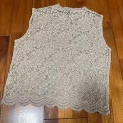 花柄シアーノースリーブ　Ｍの画像