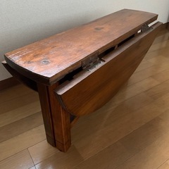 【値下げ・美品】アジアンちゃぶ台（折りたたみ可）の画像