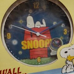 ✩★スヌーピー 掛け時計  未開封品