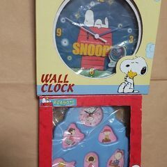 ✩★スヌーピー 掛け時計  未開封品の画像