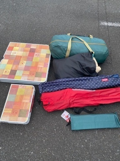 キャンプ用品一式