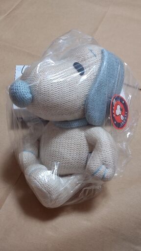 ✩スヌーピー ニット風織りぬいぐるみ  未使用品