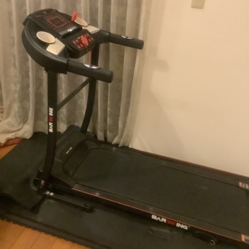 【価格交渉可】値下げしましたBARWING ルームランナー　美品　マット付き