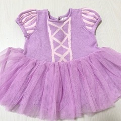 【美品】ラプンツェルワンピース70サイズ