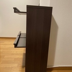 ディスプレイラック　扉付オシャレ本棚　マガジンラックの画像