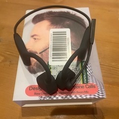 骨伝導イヤホン Bluetooth マイク付き