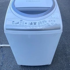 福岡市内設置配送無料東芝 TOSHIBA AW-80VM-W [たて型洗濯乾燥機（8.0kg） 自動お掃除搭載 ピュアホワイト]