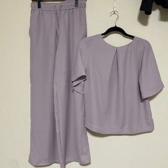 GU ワイドパンツセットアップ