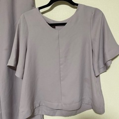 GU ワイドパンツセットアップの画像