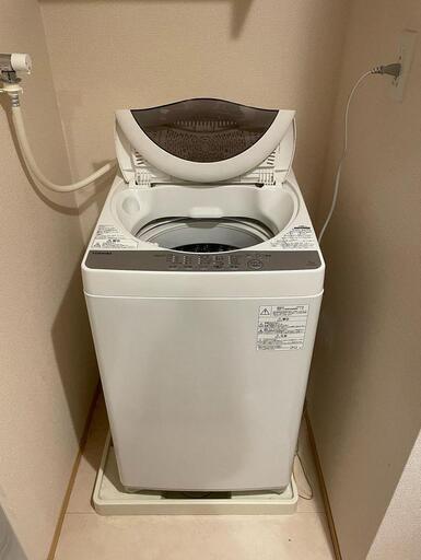 TOSHIBA AW-5G6 洗濯機 5.0kg(2018年製)
