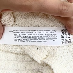 【8/10   処分します。】ZARA サマーニット クリーム ホワイト 白ニット クロシェ編み 半袖 ラブリーの画像