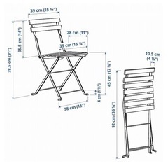 IKEA テルノー　テーブル&チェアセット　屋外用の画像