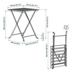 IKEA テルノー　テーブル&チェアセット　屋外用の画像