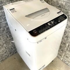 全国送料無料★3か月保障付き★洗濯乾燥機★2018年★シャープ★5.5kg★ES-TX5TC-W★S-882 