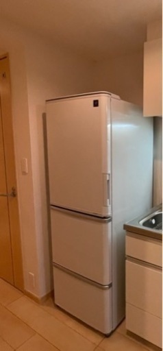 SHARP 両開き冷蔵庫350L 2012年製