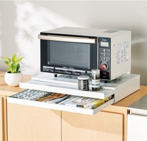 収納付き家電下ラック 幅55cm 8月11日～14日に引取り来てください