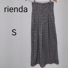 rienda カジュアルパンツ オシャレ 脚長効果 細見え レディース