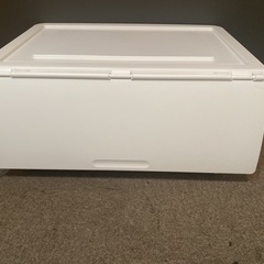 ニトリ 収納ケース Nフラッテ(ホワイト) フタ付き