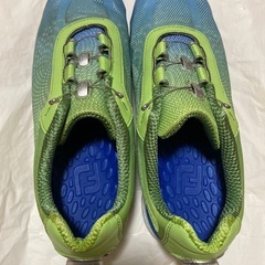 フットジョイ エンパワー レディース スパイクレス　ライム×ブル...