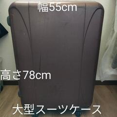 大型旅行スーツケース キャリーバッグの画像
