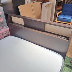 福岡市近郊限定】ニトリ 収納付きセミダブルベッド Nスリープ