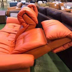 愛品館八千代店】マルイチセーリング 3人掛 リクライニングソファ