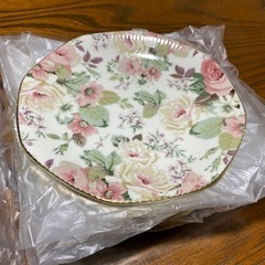 パーティープレートセット　ケーキプレート　花柄　マルイクレイアンドセラミックスの画像