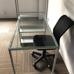 パソコン机椅子セットの画像