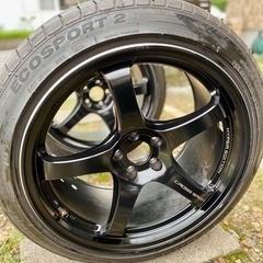 crossspeed cr5 F8.5J+45 Ｒ9.5J+45 5H100  F225/40r18 Ｒ245/40r18 プリウス/86/BRZ/インプレッサ/カロスポ/セリカなどの画像