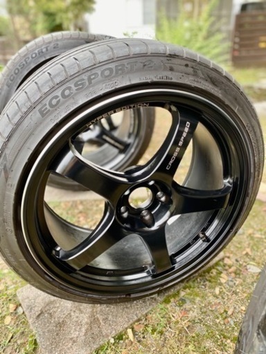 crossspeed cr5 F8.5J+45 Ｒ9.5J+45 5H100  F225/40r18 Ｒ245/40r18 プリウス/86/BRZ/インプレッサ/カロスポ/セリカなど