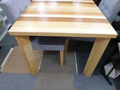 椅子3脚　ダイニングセット 幅135×80cm 高さ70cm 木製 札幌 北20条店