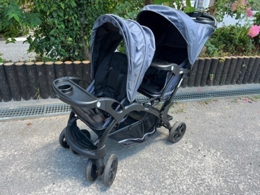 Katoji 二人乗りベビーカー　カトージ　二人でゴーDX/デニム