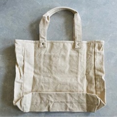 未使用品　キャンバストートバッグの画像