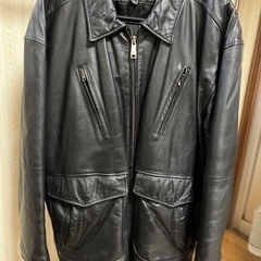 男性　Lサイズ　コート　牛皮の画像