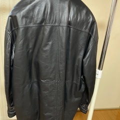 男性　Lサイズ　コート　牛皮の画像