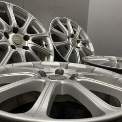 BS BRIDGESTONE BAGGIO TK10 バッジョ 社外ホイール 17インチ 4本 7J5HPCD114.3+45 エクストレイル等　(VHD379)  クレジットカード QR決済可能